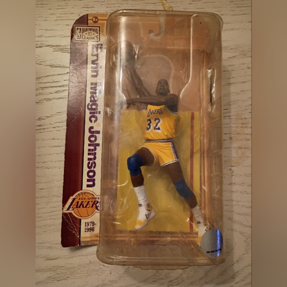 Magic Johnson Action Figure in Lakers Uniform